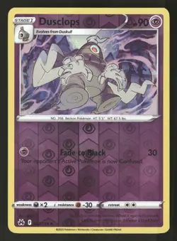 Dusclops 063/159 Uncommon,Reverse Holo Pokemon Crown Zenith - Image 1