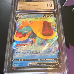 Pokemon Drednaw V Ultra Rare 014/073 Champion's Path CGC 10 Holo English - Image 3