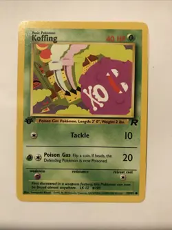 Pokemon TCG Team Rocket Koffing 1st Edition 58/82 Card - Image 1