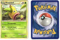 Weepinbell Uncommon Pokemon TCG HGSS Triumphant 53/102 HP - Image 3