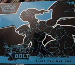 Sealed Pokemon Center ETB Black Bolt - Image 1