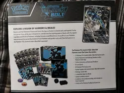 Sealed Pokemon Center ETB Black Bolt - Image 2