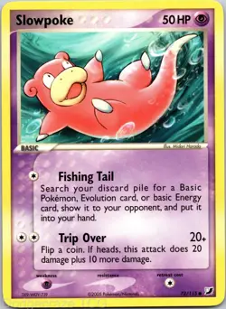 Slowpoke 72/115 Common Unseen Forces Pokemon NM - Image 1