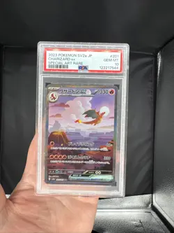 2023 Pokemon Sv2a Charizard EX 201/165 Holo Special Art Rare PSA 10 - Image 1