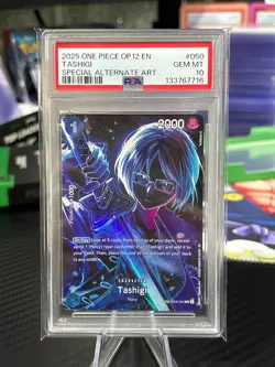 Tashigi SP - OP06-050 Alt Art - PSA 10 - One Piece - OP12 English - Image 1