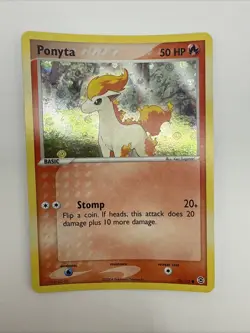 Ponyta 76/112 EX FireRed & LeafGreen Reverse Holo Common Pokemon Card - Image 3