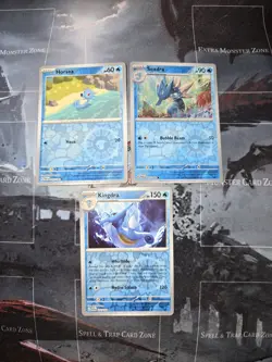 Horsea 30, Seadra 31, Kingdra 32 Paradox Rift 3-Card Reverse Holo Lot Pokemon - Image 1