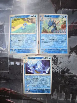Horsea 30, Seadra 31, Kingdra 32 Paradox Rift 3-Card Reverse Holo Lot Pokemon - Image 2