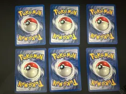 Vintage Pokemon Fossil Card Lot Common Uncommon 6 Cards TCG - Image 2