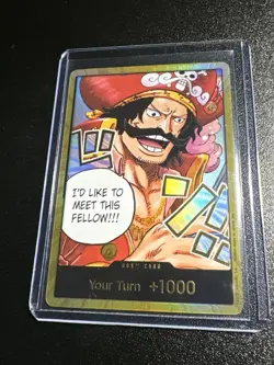 One Piece TCG Carrying On His Will DON!! Card (Gol.D.Roger) (Gold) - Image 3
