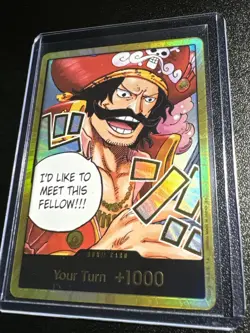 One Piece TCG Carrying On His Will DON!! Card (Gol.D.Roger) (Gold) - Image 5
