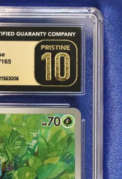 Bulbasaur 166/165 CGC PRISTINE 10 Pokemon Card 151 2023 - US Seller - Image 5