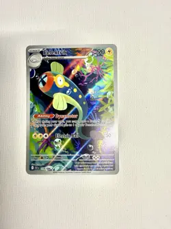 Eelektrik 114/086 Black Bolt Illustration Rare Holo Pokemon TCG Card NM Mint - Image 1
