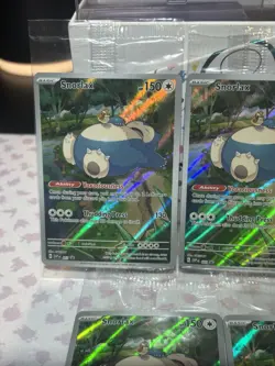 Pokemon Snorlax Holo Black Star Promo Card 151-SVP 051-SEALED *5 Copies* - Image 2