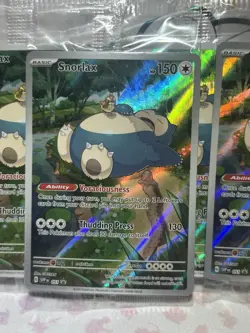 Pokemon Snorlax Holo Black Star Promo Card 151-SVP 051-SEALED *5 Copies* - Image 5
