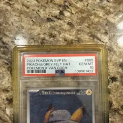 PSA 10 VAN GOGH PIKACHU WITH GREY FELT HAT SVP EN 085 PROMO POKEMON CARD ENGLISH - Image 4