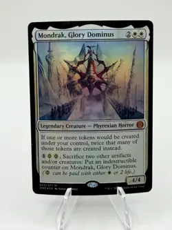 MTG Mondrak, Glory Dominus Card Phyrexia: All Will Be One Foil NM - Image 1