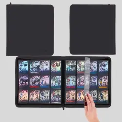 12-Pocket Card Binder Holds 480 Cards TCG MTG Pokemon Black and Multicolor - Image 2