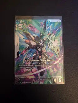 Freedom Gundam Alternate Art Foil - GD03-070 LR+ - Gundam TCG Card Game - Image 1