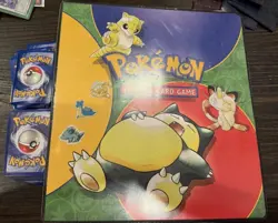 Pokemon Binder Collection Lot Vintage Over 200 Cards - Image 1