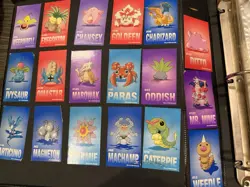 Pokemon Binder Collection Lot Vintage Over 200 Cards - Image 2