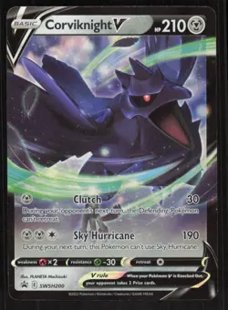 Pokemon TCG SWSH: Sword & Shield Promo Cards #SWSH200 Corviknight V NM - Image 1