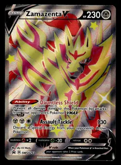 Pokemon TCG SWSH: Sword & Shield Promo Cards #SWSH293 Zamazenta V (Shiny) - Image 1