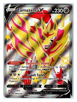 Pokemon TCG - Zamazenta V (Shiny) - - SWSH: Sword & Shield Promo Cards SWSH293 P - Image 1