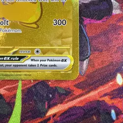 Pokemon TCG Pikachu EX Hyper Rare Gold SV Prismatic Evolutions Card 179/131 - Image 3