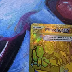 Pokemon TCG Pikachu EX Hyper Rare Gold SV Prismatic Evolutions Card 179/131 - Image 5