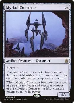 Myriad Construct NM/M Zendikar Rising Artifact Creature Mtg Magic English - Image 1