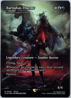 Barnabas Tharmr - Kraum, Ludevic's Opus (Showcase) Foil R FCA 56 NM - Image 1
