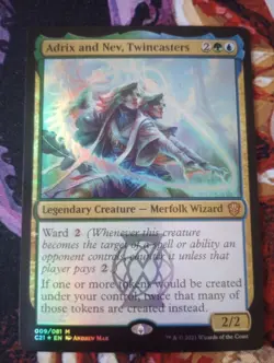 Adrix and Nev, Twincasters - MTG - Commander 2021 - C21 - NM FOIL - Image 1