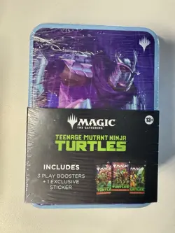 Magic The Gathering Teenage Mutant Ninja Turtles Tins Full Set Of 5 Sealed!🐢🔥 - Image 4