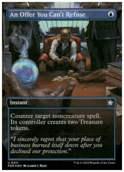 Foundations #311 An Offer You Can't Refuse (Borderless) Foil - Image 1