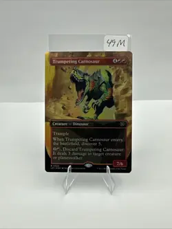 Magic: The Gathering Trumpeting Carnosaur NM Foil #324 - Lost Caverns of Ixalan - Image 1