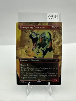 Magic: The Gathering Trumpeting Carnosaur NM Foil #324 - Lost Caverns of Ixalan - Image 2