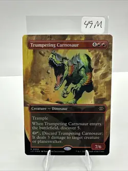 Magic: The Gathering Trumpeting Carnosaur NM Foil #324 - Lost Caverns of Ixalan - Image 3