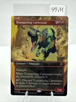 Magic: The Gathering Trumpeting Carnosaur NM Foil #324 - Lost Caverns of Ixalan - Image 4