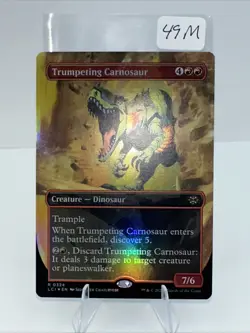 Magic: The Gathering Trumpeting Carnosaur NM Foil #324 - Lost Caverns of Ixalan - Image 5