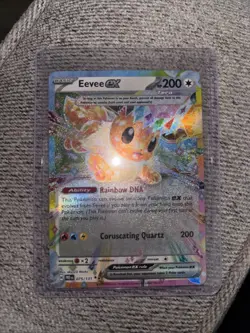 Pokemon TCG Eevee EX Double Rare Holo Prismatic Evolutions Card 075/131 - Image 1