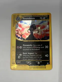Houndoom - H11/H32 - Pokemon Aquapolis 2003 Holo Rare Card - Image 1