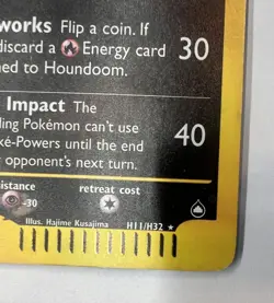 Houndoom - H11/H32 - Pokemon Aquapolis 2003 Holo Rare Card - Image 4