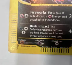 Houndoom - H11/H32 - Pokemon Aquapolis 2003 Holo Rare Card - Image 5