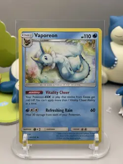 Vaporeon 42/236 Uncommon SM - Cosmic Eclipse Pokemon Card - Image 1