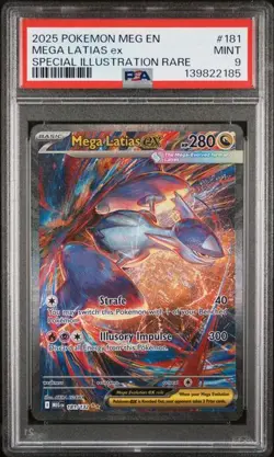 2025 Pokemon Mega Evolution Latias ex Special Illustration Rare #181/132 - Image 1