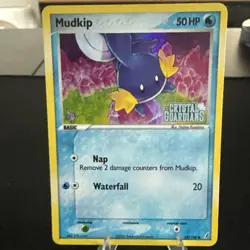 Mudkip 58/100 Reverse Holo Pokemon EX Crystal Guardians Stamped HP - Image 1