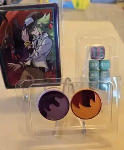 Pokemon TCG Sleeves, Dice & Coins From Journey Together ETB - Image 1