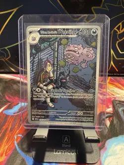 Pokemon TCG Team Rocket's Weezing 199/182 Destined Rivals Illustration Rare NM 1 - Image 1
