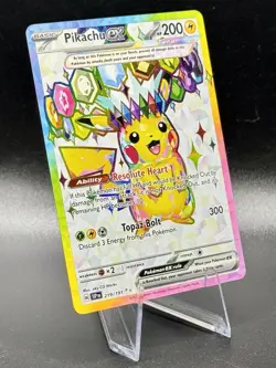 Pikachu ex 219/191 UR Pokemon Surging Sparks 2024 Ultra Rare Holo NM/M - Image 1